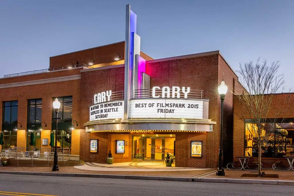 The Mayton movie theater in downtown cary
