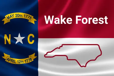 NC flag with Wake Forest